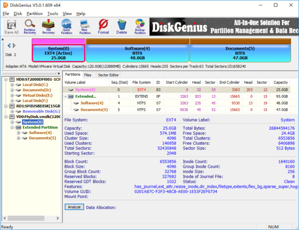 DiskGenius 5.4.6 - Image 5